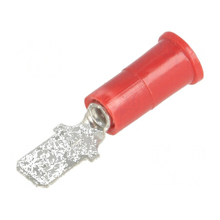 Terminal plat 4,8mm 0,5mm tată crimpat pe cablu izolat - Componentă electrică profesională | Electronic-mag.ro | Componente Elec
