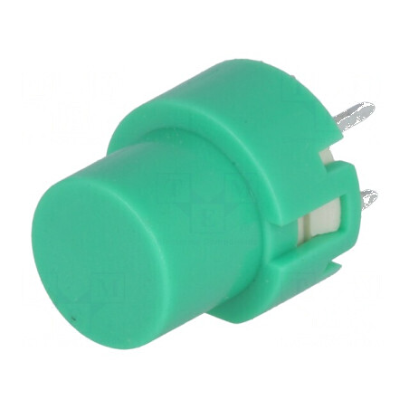 Comutator Tastatură Poz: 2 SPST-NO 0,01A/35VDC Verde THT 1,3N pentru Circuit Electric | Electronic-mag.ro | Componente Electroni