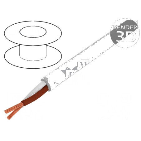 Cablu BiT LiYY 2x0,5mm² Neecranat 300V, Cu Lită Gri, Clasa 5 - Cablu Electric pentru Conexiuni Fiabile | Electronic-mag.ro | Com