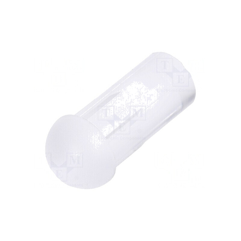 Tub LED rotund Ø5mm cu parte frontală convexă dreptă - Accesorii iluminat profesional | Electronic-mag.ro | Componente Electroni