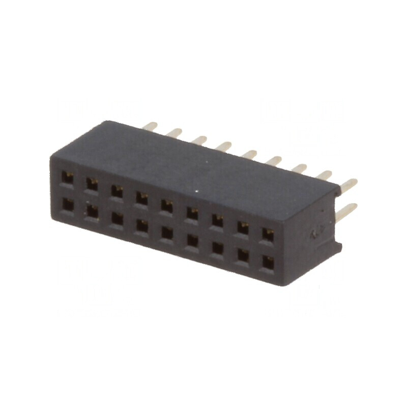 Conector şiruri pini soclu mamă 18 PIN 1,27mm THT 2x9 - Componentă electronică de interfață | Electronic-mag.ro | Componente Ele Conector şiruri pini soclu mamă 18 PIN 1,27mm THT 2x9 - Componentă electronică de interfață | Electronic-mag.ro | Componente Ele