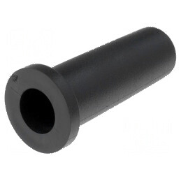 Manșon PVC negru Øorif montare 14,3mm Øorif 10,3mm lungime 38,1mm | Electronic-mag.ro | Componente Electronice