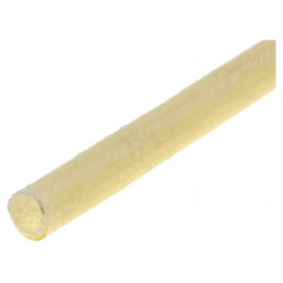 Manșon electroizolant din fibră de sticlă, rezistent la temperaturi de -25° până la 155°C, diametru interior 2,5mm | Electronic-