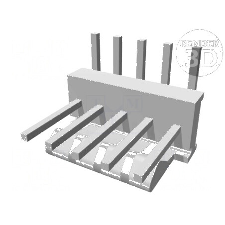 Conector cablu-placă soclu tată PIN 5, 2,54mm THT MTA-100 - Componentă electronică de înaltă calitate pentru conexiuni fia | Ele