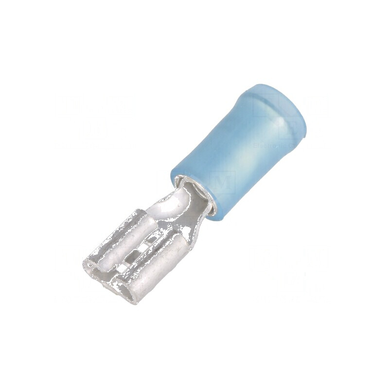 Terminal plat 4,8mm 0,5mm mamă pentru cablu 1÷2,6mm² - crimpare profesională | Electronic-mag.ro | Componente Electronice