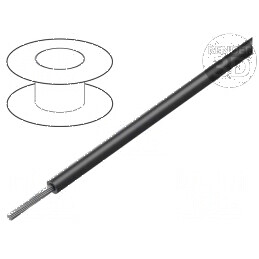 Cablu SiF 1x1mm² cu litat din cupru siliconat, rezistent la temperaturi între -60° și 180°C, 300V/500V | Electronic-mag.ro | Com