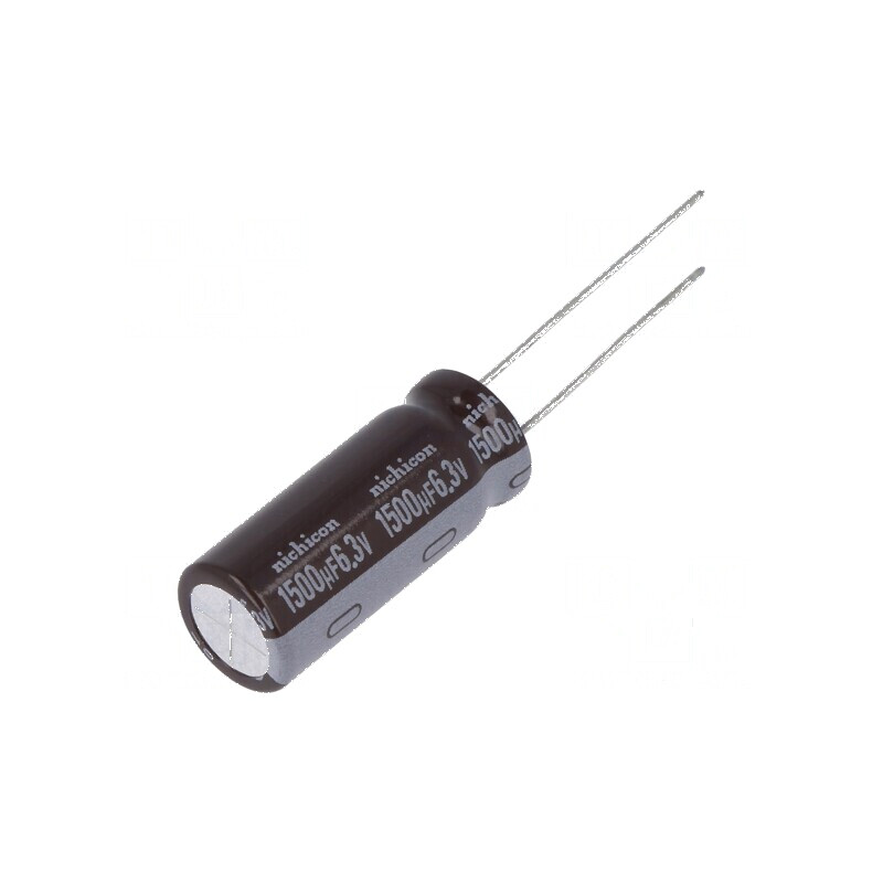 Condensator Electrolitic Low ESR THT 1500µF 6.3VDC Ø10x25mm - Componentă Electronică de Înaltă Performanță | Electronic-mag.ro |