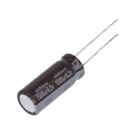 Condensator Electrolitic Low ESR THT 1500µF 6.3VDC Ø10x25mm - Componentă Electronică de Înaltă Performanță | Electronic-mag.ro |