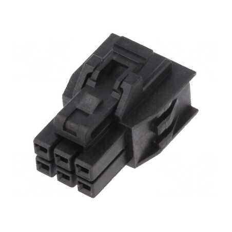 Conector Nano-Fit pentru Cablu și Placă, PIN: 6, Temperatură de Funcționare -40÷105°C, UL94V-0, Mufă | Electronic-mag.ro | Compo
