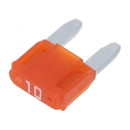 Siguranță auto 10A 32VDC, 10,9mm, aliaj de staniu - produs de înaltă calitate | Electronic-mag.ro | Componente Electronice