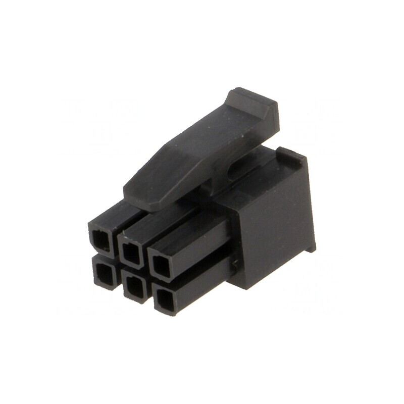 Conector cablu-placă mufă mamă Micro MATE-N-LOK 3mm, 6 pini, pentru aplicații electrice | Electronic-mag.ro | Componente Electro