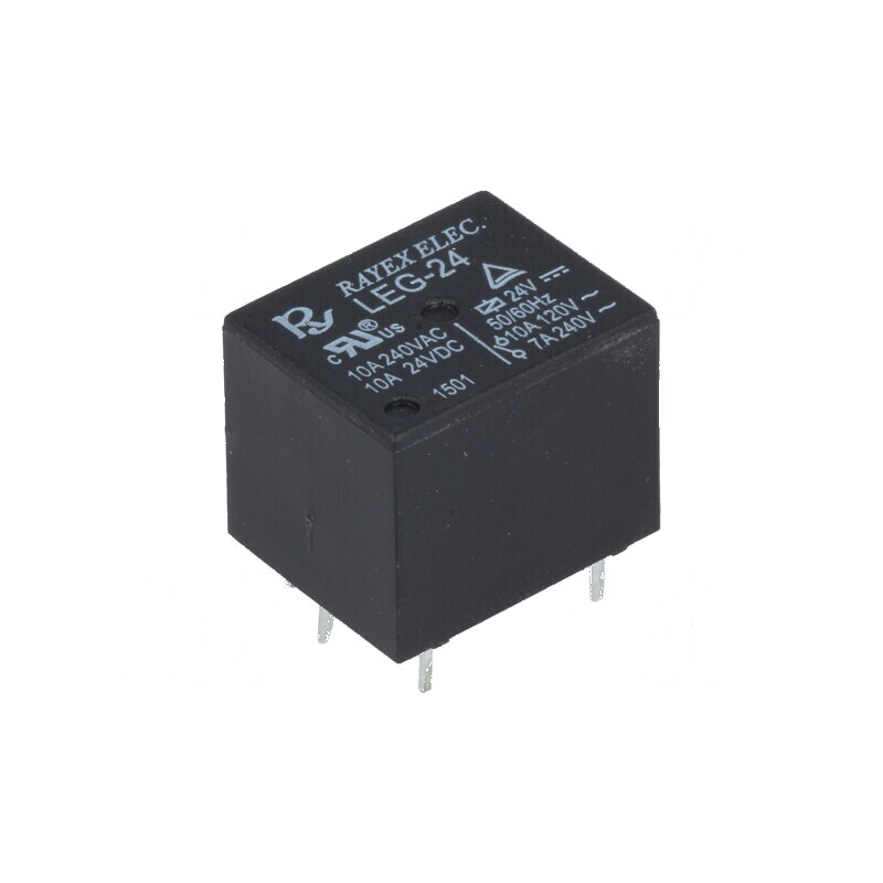 Releu electromagnetic SPDT 24VDC cu contacte max 10A - soluție fiabilă pentru automatizări industriale | Electronic-mag.ro | Com