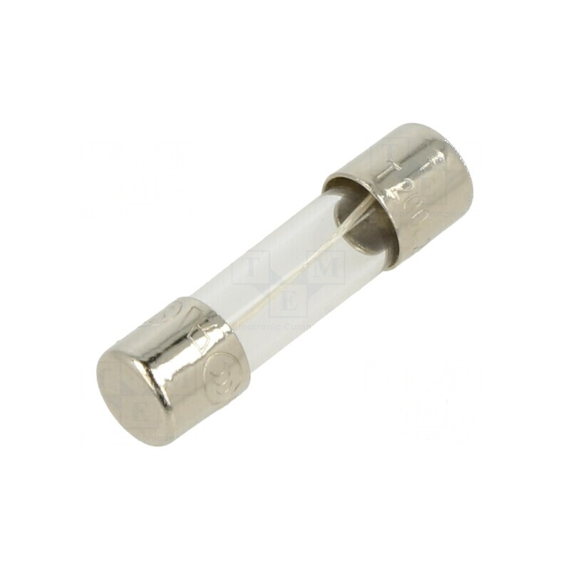 Siguranţă întârziere 200mA 250VAC 5x20mm din alamă, set 5ST | Electronic-mag.ro | Componente Electronice