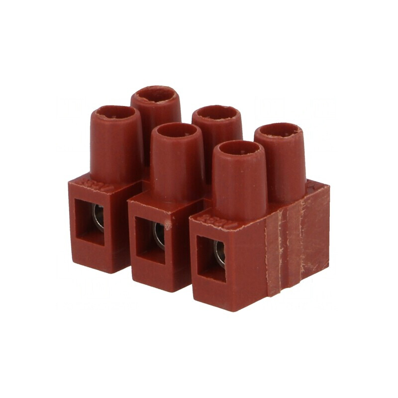 Regletă de conexiuni terminale cu șurub 2,5mm² 250V, 3 piste - soluție profesională pentru instalații electrice | Electronic-mag Regletă de conexiuni terminale cu șurub 2,5mm² 250V, 3 piste - soluție profesională pentru instalații electrice | Electronic-mag