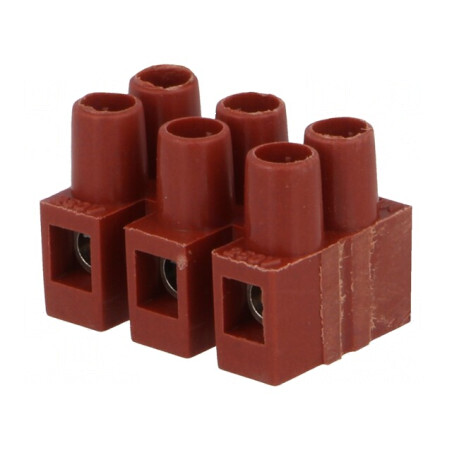 Regletă de conexiuni terminale cu șurub 2,5mm² 250V, 3 piste - soluție profesională pentru instalații electrice | Electronic-mag