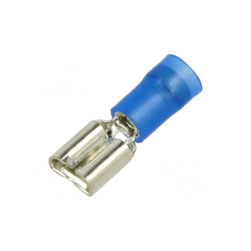 Terminal plat 6,3mm 0,8mm mamă pentru cablu 1,5÷2,5mm², crimpare de înaltă calitate | Electronic-mag.ro | Componente Electronice