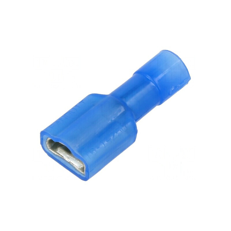 Terminal plat 6,3mm 0,8mm mamă pentru cablu 1,5÷2,5mm², crimpat | Electronic-mag.ro | Componente Electronice
