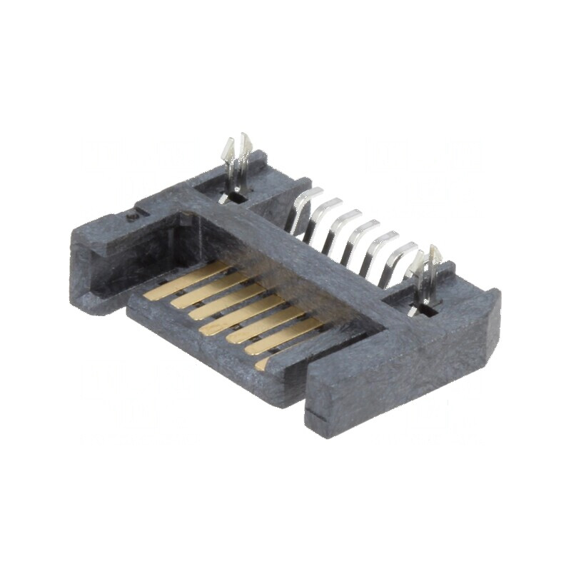 Conector SATA Soclu Tată cu 7 PIN-uri - Componentă pentru Conectivitate Discuri HDD/SSD | Electronic-mag.ro | Componente Electro