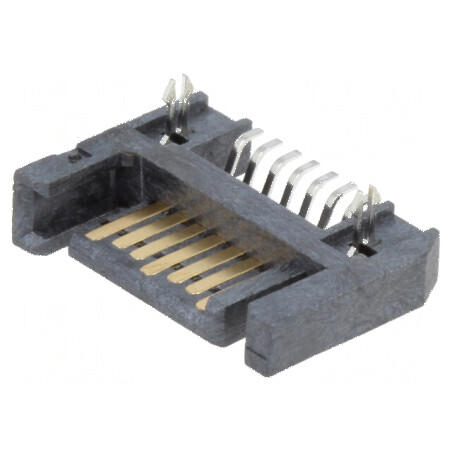 Conector SATA Soclu Tată cu 7 PIN-uri - Componentă pentru Conectivitate Discuri HDD/SSD | Electronic-mag.ro | Componente Electro