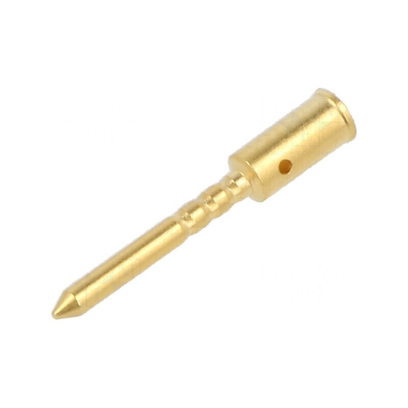 Conectori M12 Power cu pin tată aurit 2,5mm² crimpat pentru cablu | Electronic-mag.ro | Componente Electronice