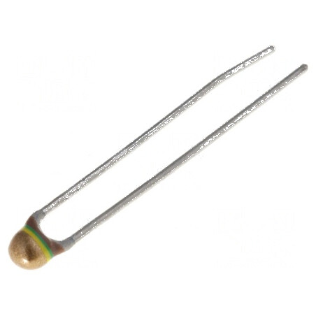 Termistor NTC 150kΩ THT 4370K pentru temperaturi între -40 și 125°C, putere maximă 500mW | Electronic-mag.ro | Componente Electr