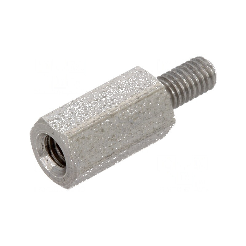 Piuliță Distanțieră Filetată 10mm M3 Intern și M3 Extern - Accesorii pentru Montaj | Electronic-mag.ro | Componente Electronice