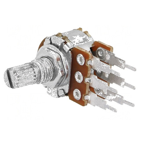 Potențiometru axial 5kΩ 63mW ±20% THT 6mm metal - Componentă electronică de calitate profesională | Electronic-mag.ro | Componen
