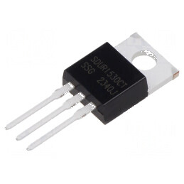 Diodă Redresoare THT 300V 8Ax2 Tub TO220AB - Ufmax 1,3V 45ns | Electronic-mag.ro | Componente Electronice