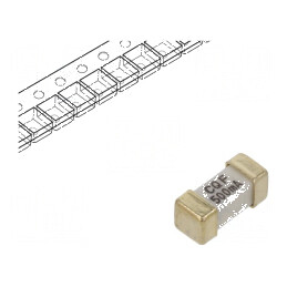 Siguranţă Ardere Rapidă SMD 500mA 125VAC 125VDC - Componente Electronice Profesionale | Electronic-mag.ro | Componente Electroni