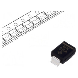Diodă TVS Unidirecțională 600W 33,3V 12,4A DO215AA - Protecție Echipamente Electronice | Electronic-mag.ro | Componente Electron