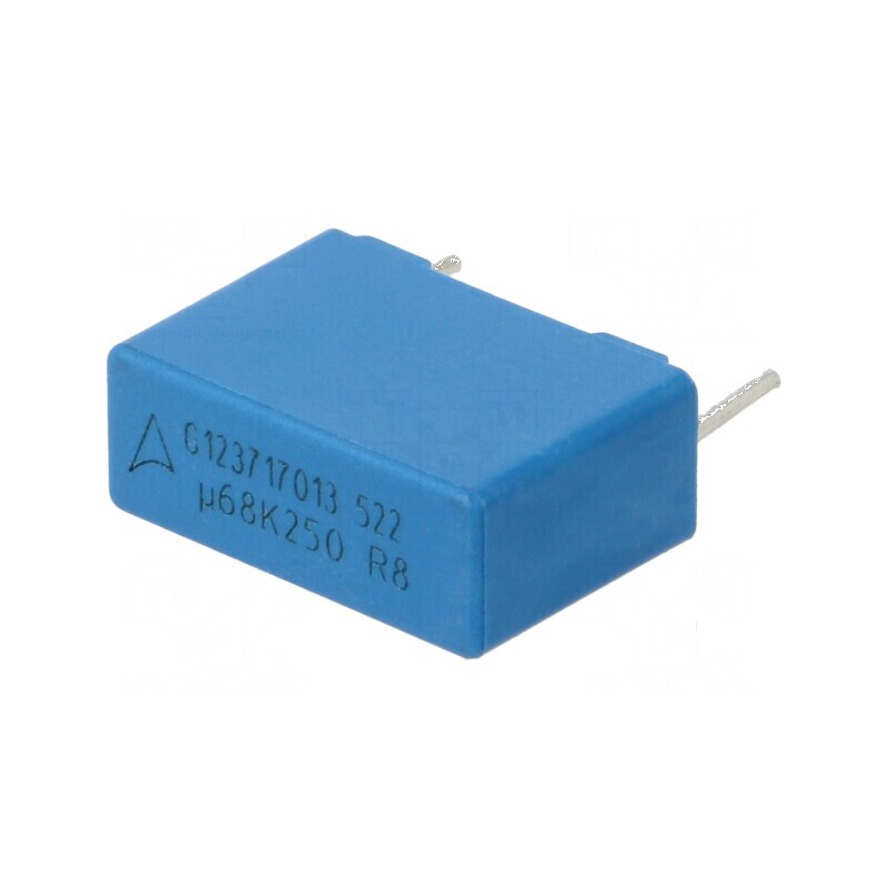 Condensator poliester 0,68µF 160VAC 250VDC 15mm ±10% THT pentru aplicații electrice | Electronic-mag.ro | Componente Electronice Condensator poliester 0,68µF 160VAC 250VDC 15mm ±10% THT pentru aplicații electrice | Electronic-mag.ro | Componente Electronice