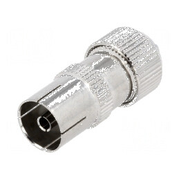 Conector Coaxial 9,5mm (IEC 169-2) Mufă Mamă Dreptă pe Cablu - Soluție de Conectare Fiabilă | Electronic-mag.ro | Componente Ele