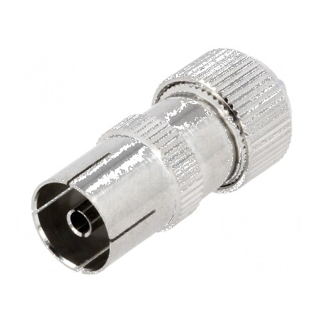 Conector Coaxial 9,5mm (IEC 169-2) Mufă Mamă Dreptă pe Cablu - Soluție de Conectare Fiabilă | Electronic-mag.ro | Componente Ele