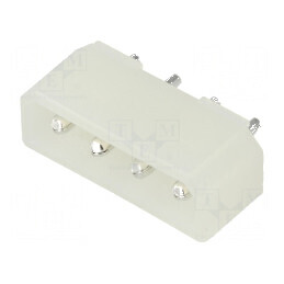 Conector cablu-placă soclu tată 5,08mm PIN 4 THT pentru PCB - Componentă electronică de interfață | Electronic-mag.ro | Componen