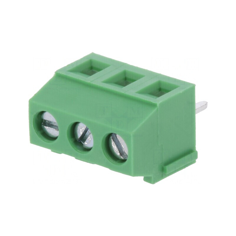 Regletă de conexiuni pentru PCB unghi 90° 3,81mm, 3 piste, 10A | Electronic-mag.ro | Componente Electronice Regletă de conexiuni pentru PCB unghi 90° 3,81mm, 3 piste, 10A | Electronic-mag.ro | Componente Electronice