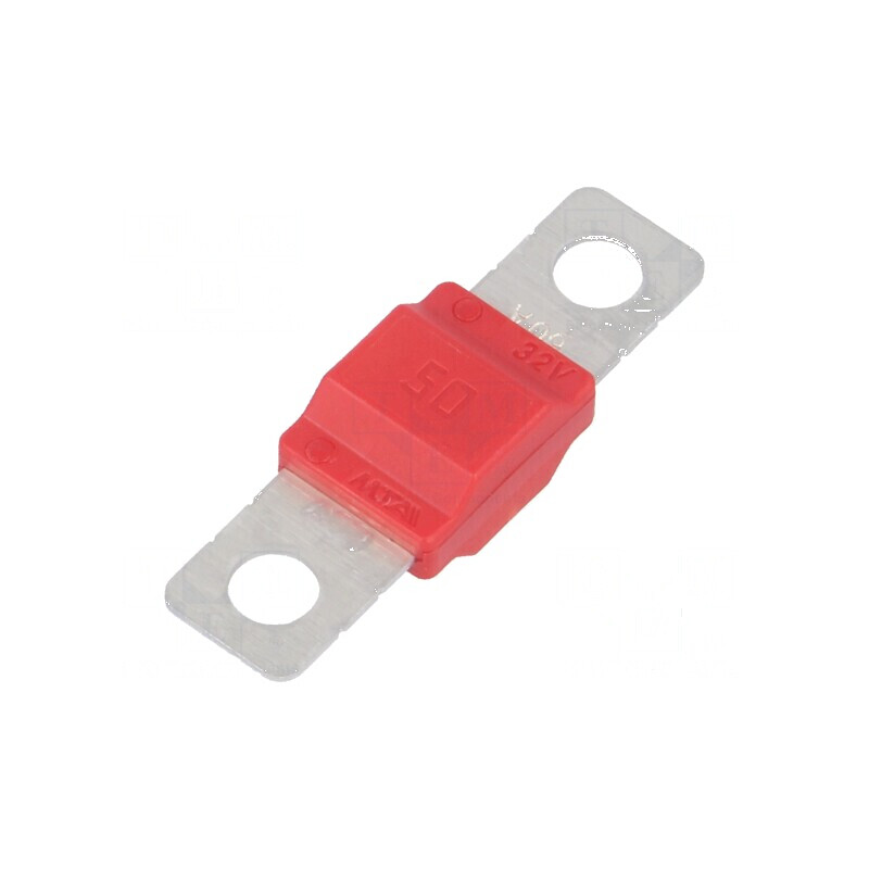 Siguranță auto 50A 32VDC MIDIVAL, 40mm - Protecție electrică profesională | Electronic-mag.ro | Componente Electronice