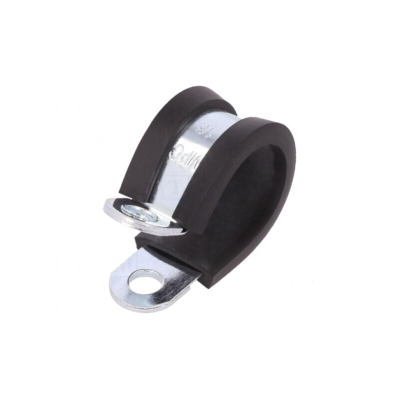 Clipsuri Øbuclă din oţel cu protecţie din EPDM, 16mm x 12mm | Electronic-mag.ro | Componente Electronice