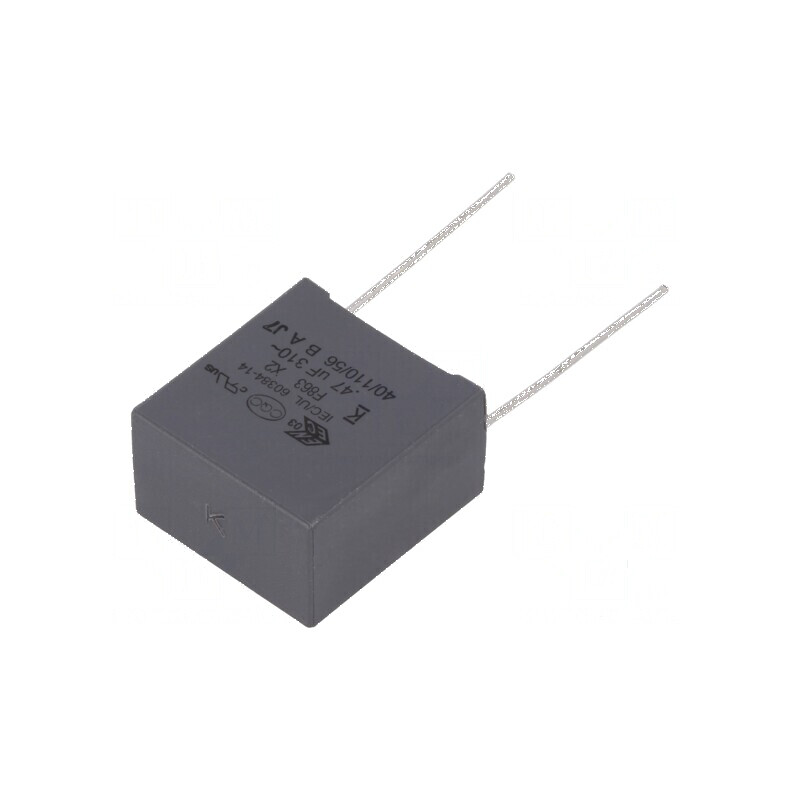 Condensator polipropilenă X2 F863 0,47uF 18x19x11mm THT pentru aplicații electrice | Electronic-mag.ro | Componente Electronice