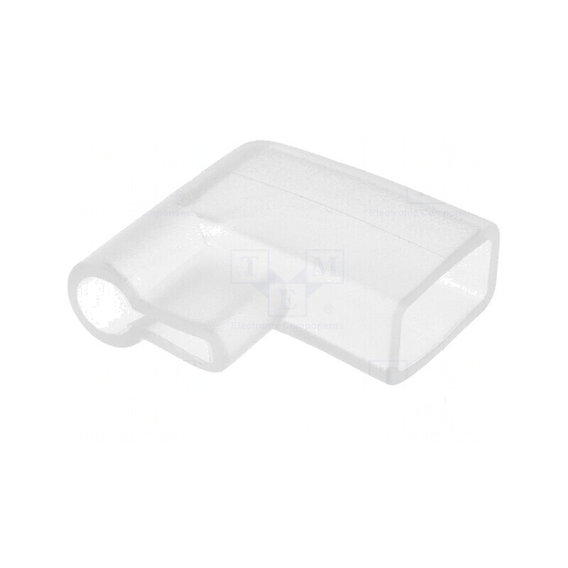 Carcase Terminale 90° din PVC pentru Conectori de 6,3mm - Set Profesional | Electronic-mag.ro | Componente Electronice