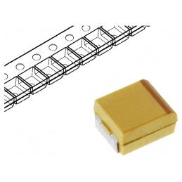 Condensator Tantal 100µF 10VDC SMD C 2312 ±10% - Interval Temperaturi -55° până la 125°C | Electronic-mag.ro | Componente Electr