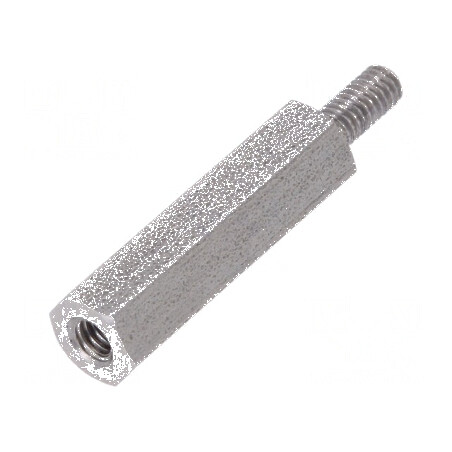 Piuliță Distanțieră Filetată 18mm Filet Interiour M2.5 Hexagonală - Accesorii pentru Montaj Profesional | Electronic-mag.ro | Co
