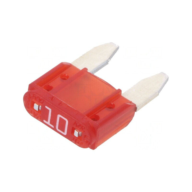 Siguranţă 10A 32VDC cu Împingere Auto 10,9mm Mini - Componentă Electrică Profesională | Electronic-mag.ro | Componente Electroni