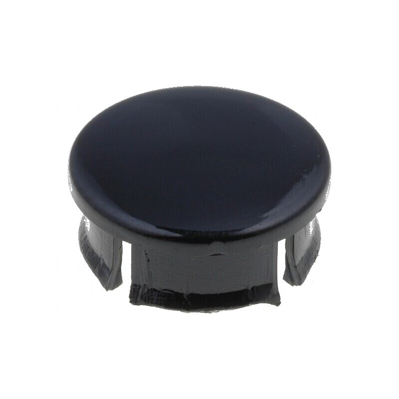 Capac Negru pentru Fixare prin Apăsare - Plastic Durable | Electronic-mag.ro | Componente Electronice