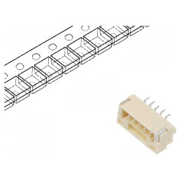 Conector cablu-placă soclu tată GH 1,25mm PIN 5 SMT 50V 1A - Componentă electronică de înaltă calitate | Electronic-mag.ro | Com