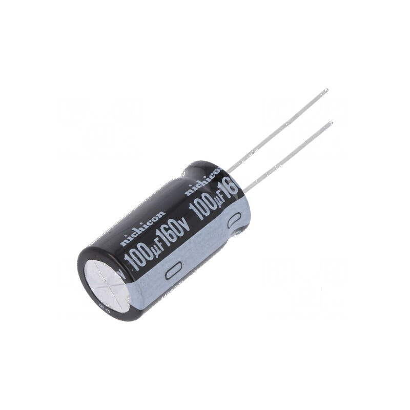 Condensator Electrolitic THT 100µF 160VDC Ø12,5x25mm ±20% - Componentă Electronică de Înaltă Calitate | Electronic-mag.ro | Comp