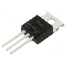 Tranzistor N-MOSFET Unipolar TO220-3 - Componentă Electronică pentru Aplicatii de Putere | Electronic-mag.ro | Componente Electr