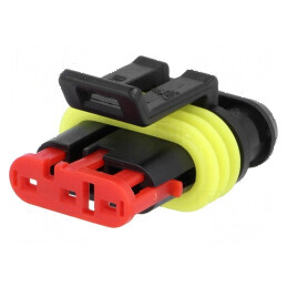 Conector cablu-cablu mufă mamă Superseal 1.5 PIN - Temperaturi operaționale 3 -40° până la 125°C | Electronic-mag.ro | Component