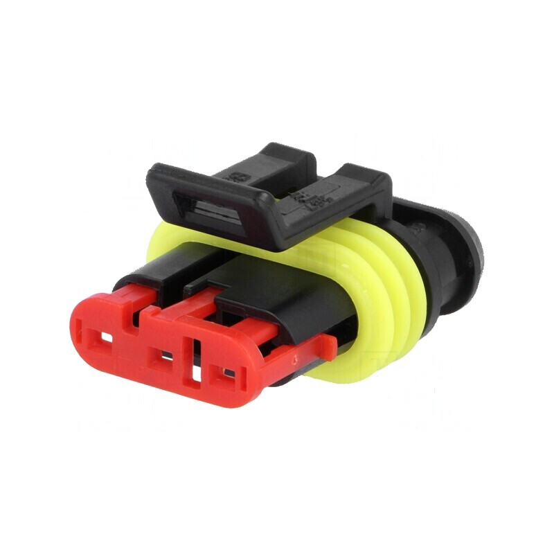 Conector cablu-cablu mufă mamă Superseal 1.5 PIN - Temperaturi operaționale 3 -40° până la 125°C | Electronic-mag.ro | Component