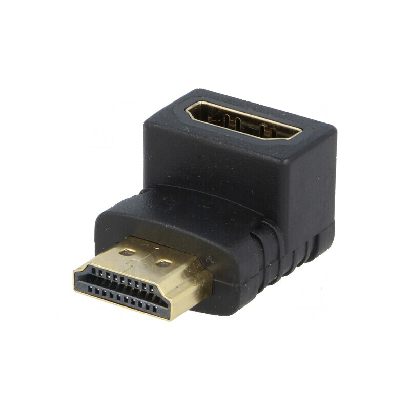 Adaptor HDMI 270° cu soclu și mufă - Conexiune flexibilă pentru dispozitive HDMI | Electronic-mag.ro | Componente Electronice