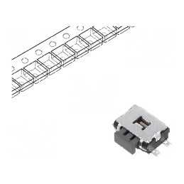 Microîntrerupător TACT SPST 0,05A 12VDC SMT Fără 2,2N - Comutator Compact pentru Circuit Electric | Electronic-mag.ro | Componen